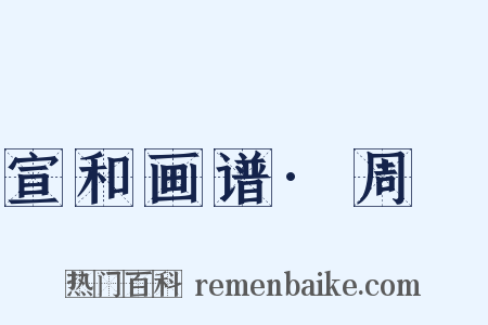 宣和画谱·周昉是什么意思的图片